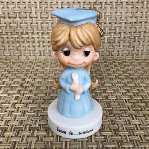 Vintage 1970 Schmid Love Is Brilliant Porcelain Figurine Signed Kim